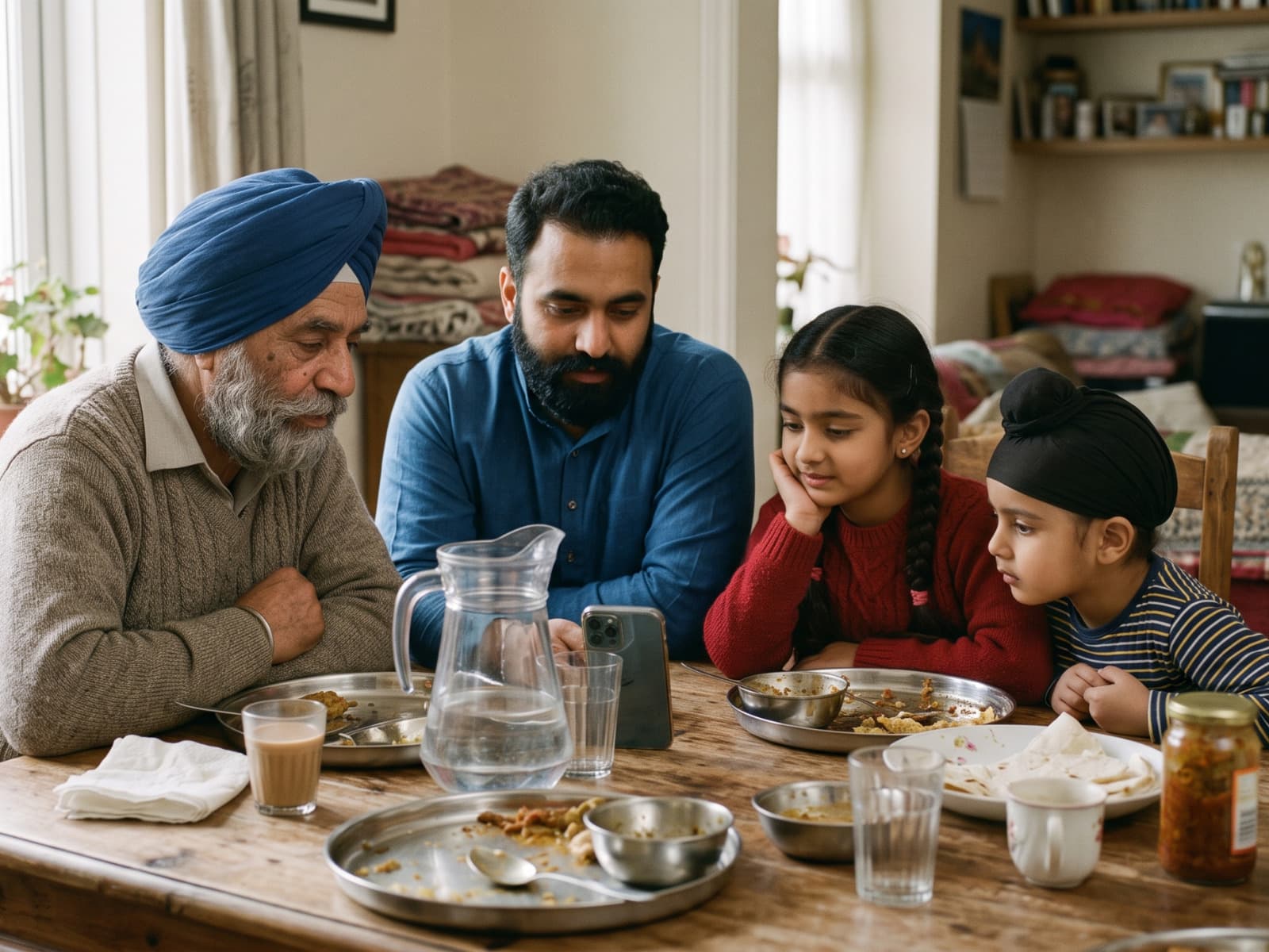 Multi-generational family gathered in one frame